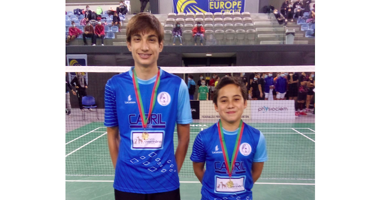 Jornal Campeão: Cabril-Serpins conquista título de badminton “Campeões Nacionais Par Homem Sub13”