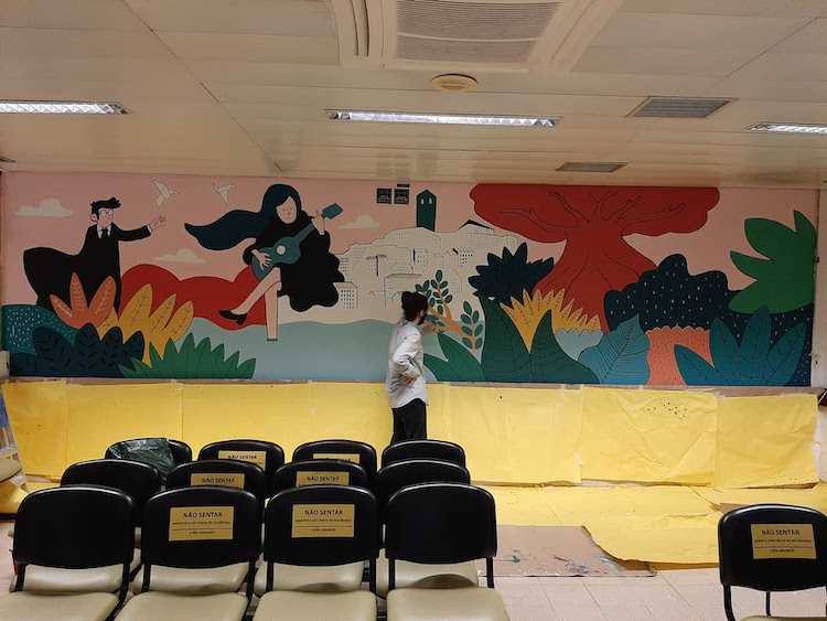 Jornal Campeão: IPO de Coimbra inaugura intervenções artísticas do concurso “Entre Paredes d’Opital”