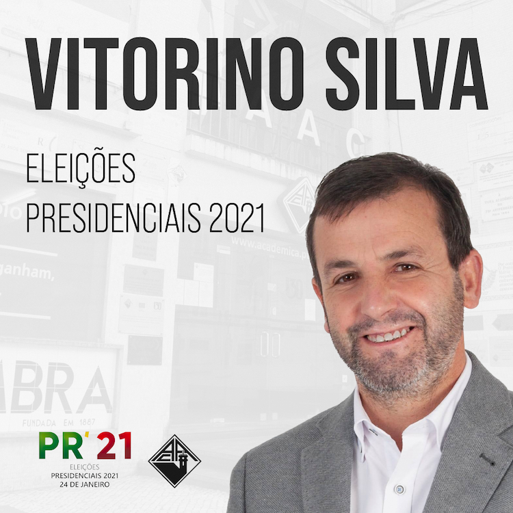 Jornal Campeão: Associação Académica de Coimbra recebe candidato Presidencial Vitorino Silva