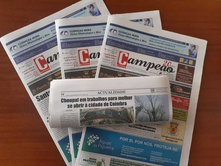 Jornal Campeão: Choupal em trabalhos para melhor se abrir à cidade de Coimbra