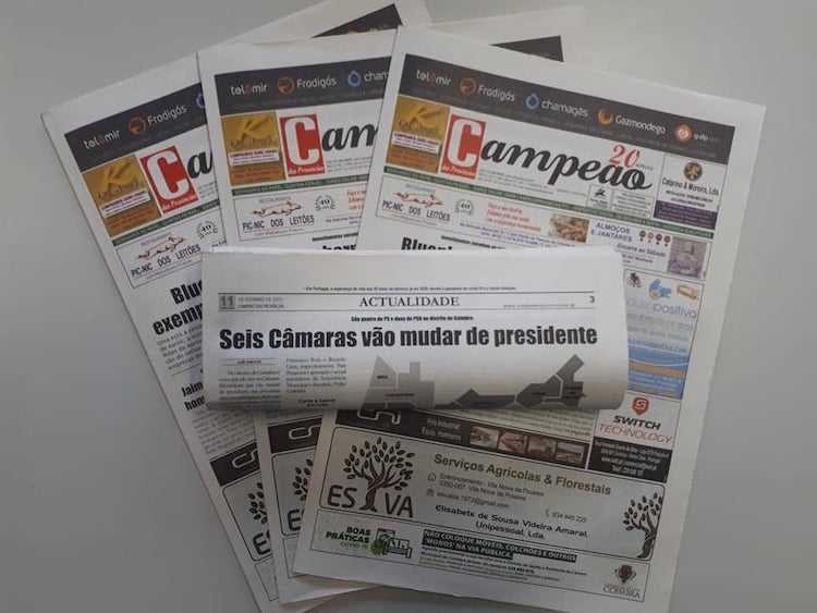 Jornal Campeão: Seis Câmaras do distrito de Coimbra vão mudar de presidente