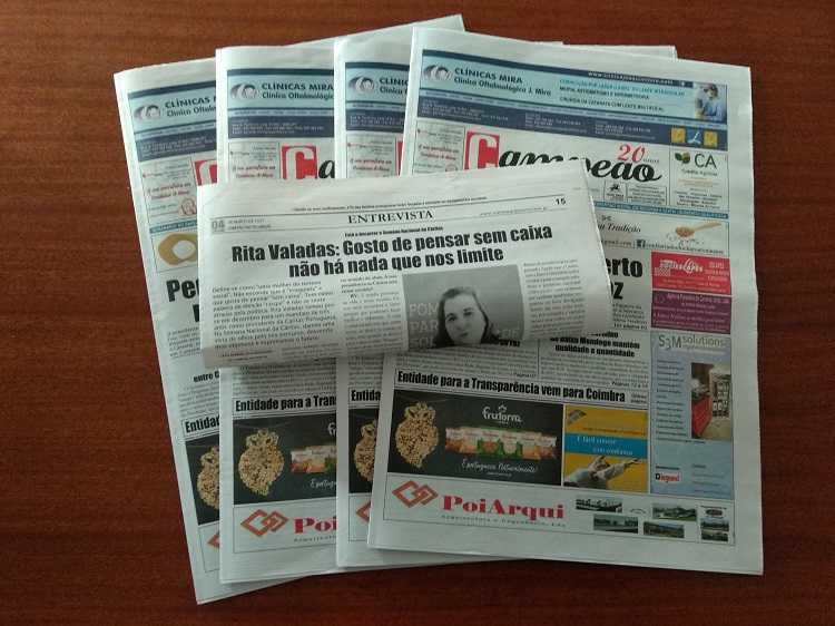 Jornal Campeão: Entrevista a Rita Valadas