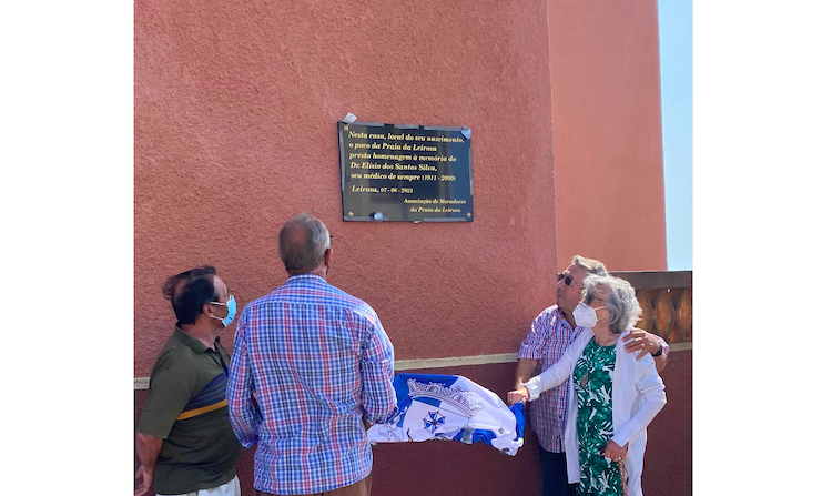 Jornal Campeão: Associação de Moradores da Praia da Leirosa homenageia Elísio Santos Silva