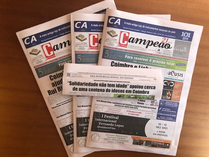 Jornal Campeão: “Solidariedade não tem idade” apoiou cerca de uma centena de idosos em Coimbra
