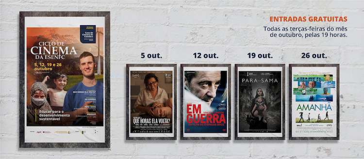 Jornal Campeão: ESEnfC organiza ciclo de cinema “Educar para o desenvolvimento sustentável”