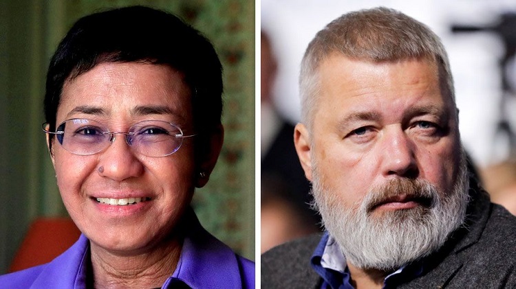 Jornal Campeão: Prémio Nobel da Paz entregue a jornalistas Maria Ressa e Dmitry Muratov