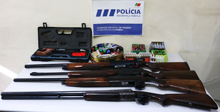 Jornal Campeão: PSP de Coimbra apreende várias armas e munições