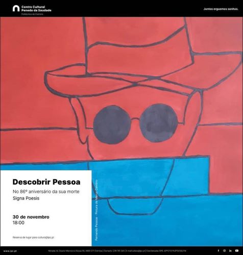 Jornal Campeão: Centro Cultural do IPC promove “Descobrir Pessoa – No 86.º aniversário da sua morte”