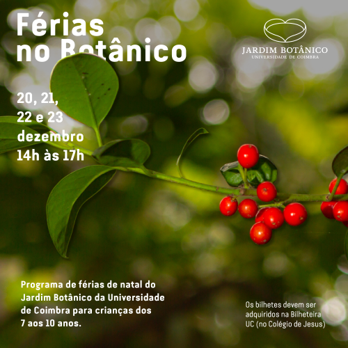 Jornal Campeão: Jardim Botânico promove actividades para crianças nas férias de Natal