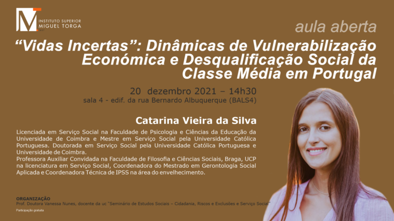Jornal Campeão: Instituto Superior Miguel Torga com aula aberta sobre “Vidas Incertas”