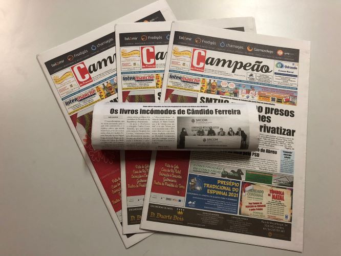 Jornal Campeão: Os livros incómodos de Cândido Ferreira