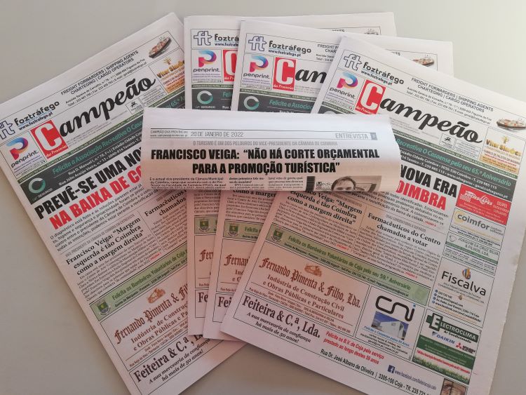 Jornal Campeão: Francisco Veiga: “Não há corte orçamental para a promoção turística”