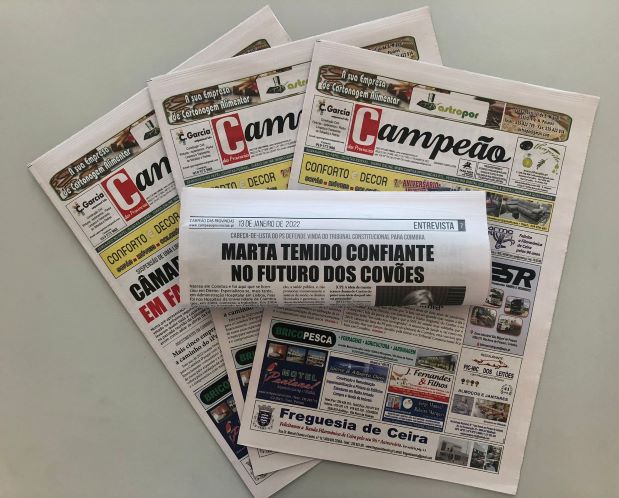 Jornal Campeão: Marta Temido confiante no futuro dos Covões