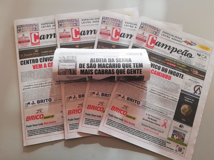Jornal Campeão: Aldeia da Serra de São Macário que tem mais cabras que gente
