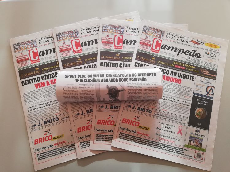 Jornal Campeão: Sport Club Conimbricense aposta no desporto de inclusão e aguarda novo pavilhão