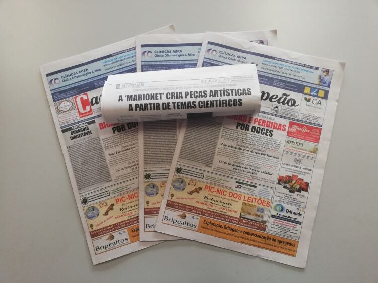 Jornal Campeão: Reportagem: A ‘Marionet’ cria peças artísticas a partir de temas científicos