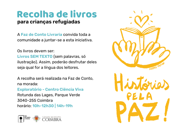 Jornal Campeão: Coimbra: Faz de Conto Livraria quer dar livros a crianças refugiadas