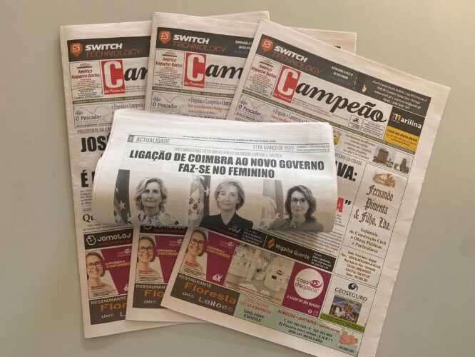 Jornal Campeão: Ligação de Coimbra ao novo governo faz-se no feminino