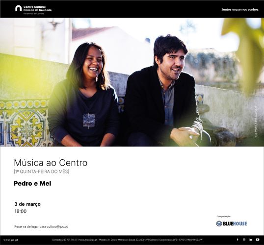 Jornal Campeão: Música ao Centro com Pedro e Mel no Centro Cultural do IPC