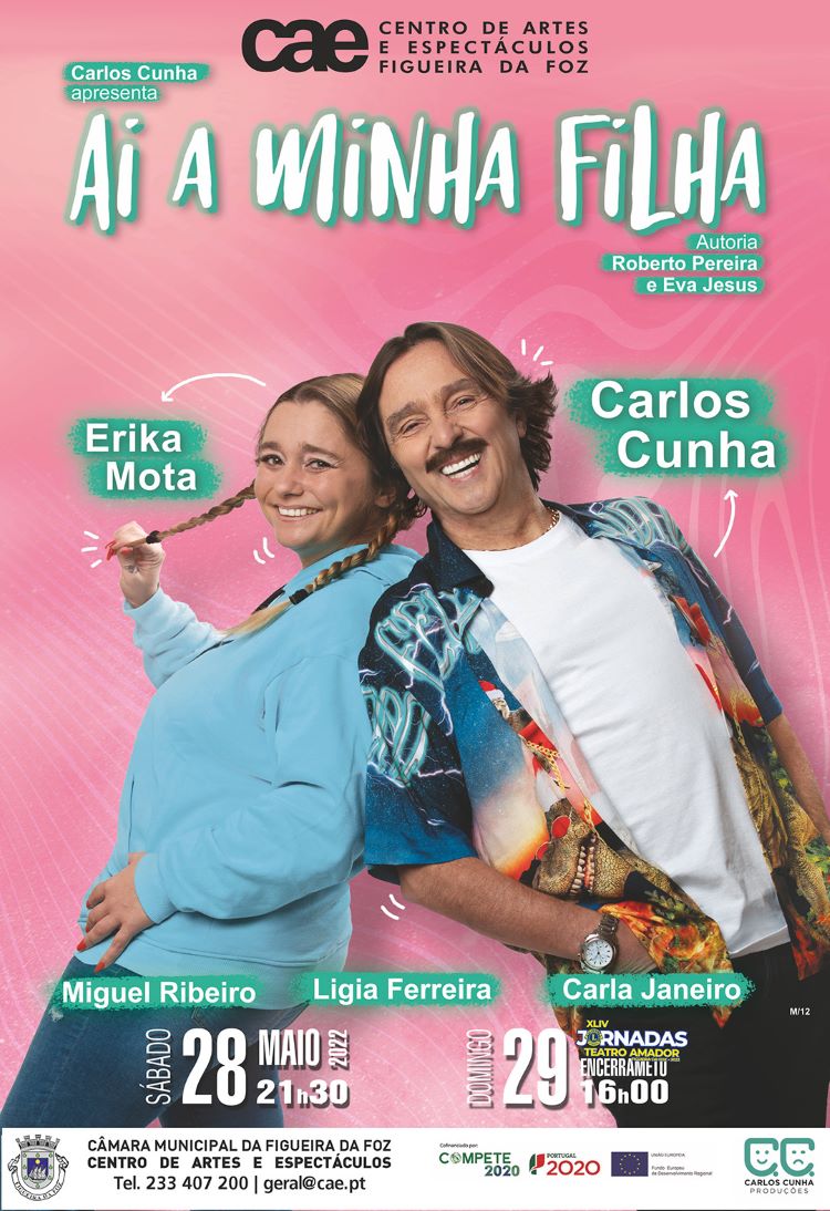 Jornal Campeão: CAE da Figueira da Foz recebe espectáculo de comédia “Ai a Minha Filha”