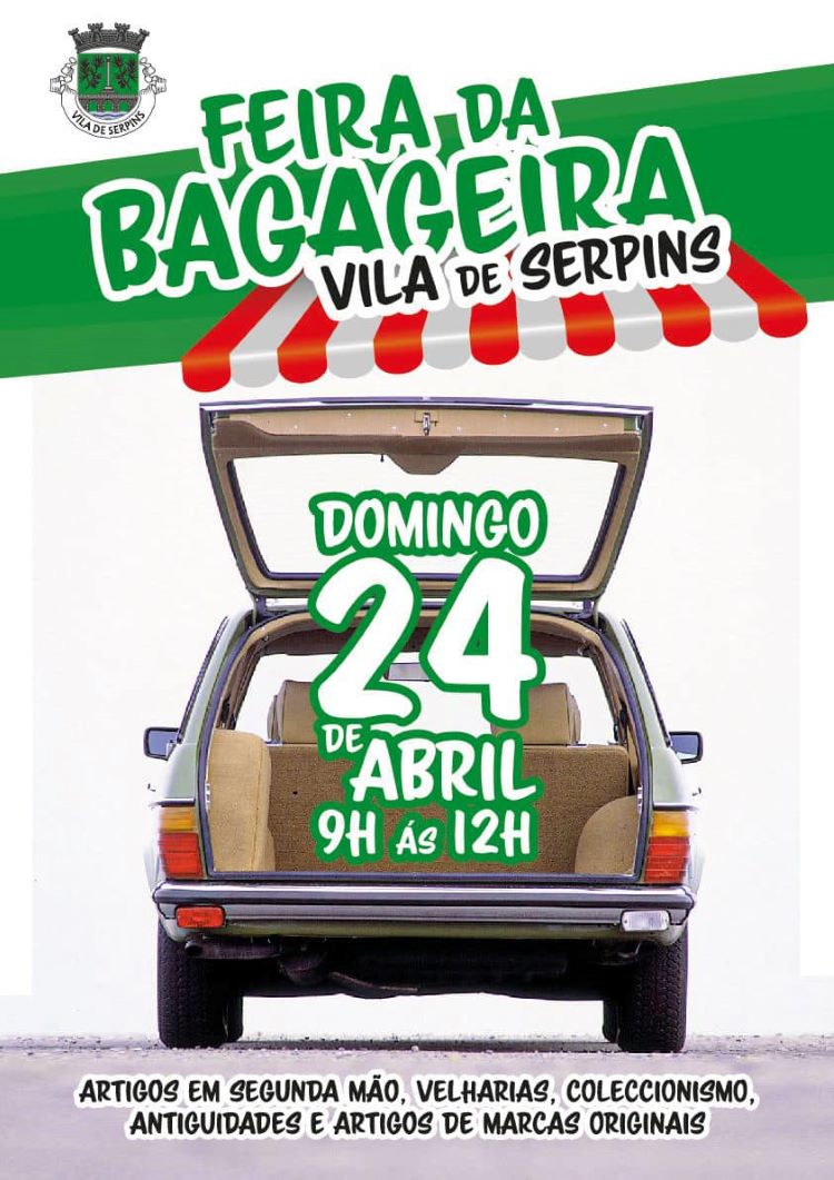 Jornal Campeão: Serpins vai ter Feira da Bagageira a 24 de Abril