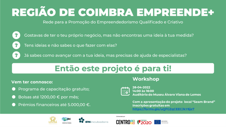 Jornal Campeão: Lousã recebe workshop do projecto “Região de Coimbra Empreende +”