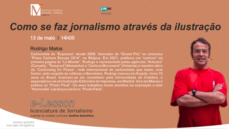 Jornal Campeão: ISMT com sessão “Como se faz Jornalismo através da Ilustração?” 