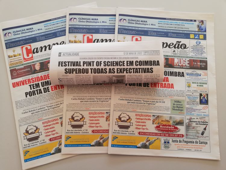 Jornal Campeão: Festival Pint of Science em Coimbra superou as expectativas