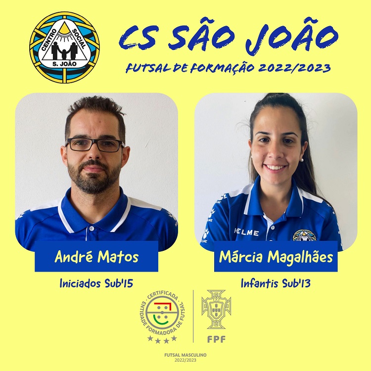 Jornal Campeão: Futsal: Centro Social S. João com treinadores Iniciados e Infantis para a nova época