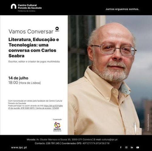 Jornal Campeão: “Vamos Conversar” com Carlos Seabra no Centro Cultural Penedo da Saudade