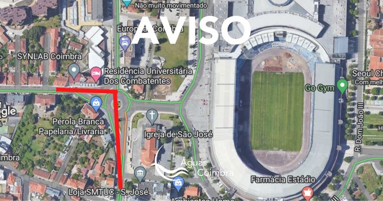 Jornal Campeão: Águas de Coimbra remodela sistema de drenagem na rua dos Combatentes