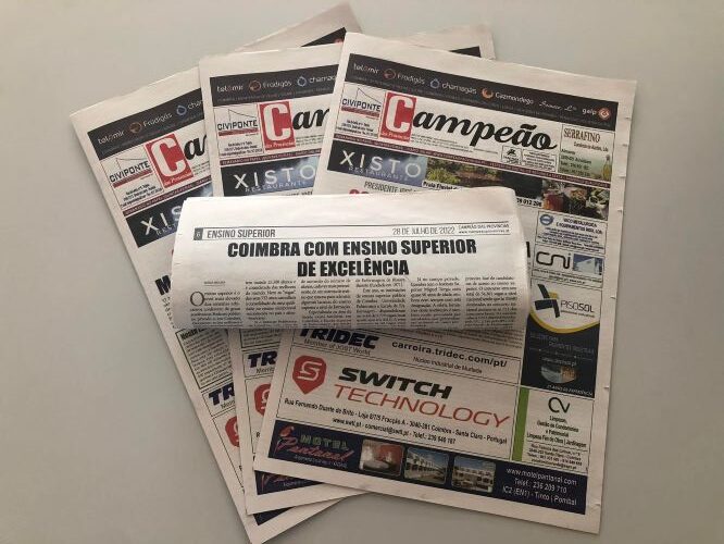 Jornal Campeão: Coimbra com ensino superior de excelência