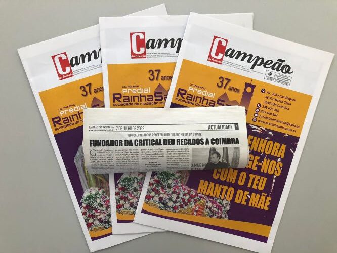 Jornal Campeão: Fundador da Critical deu recados a Coimbra