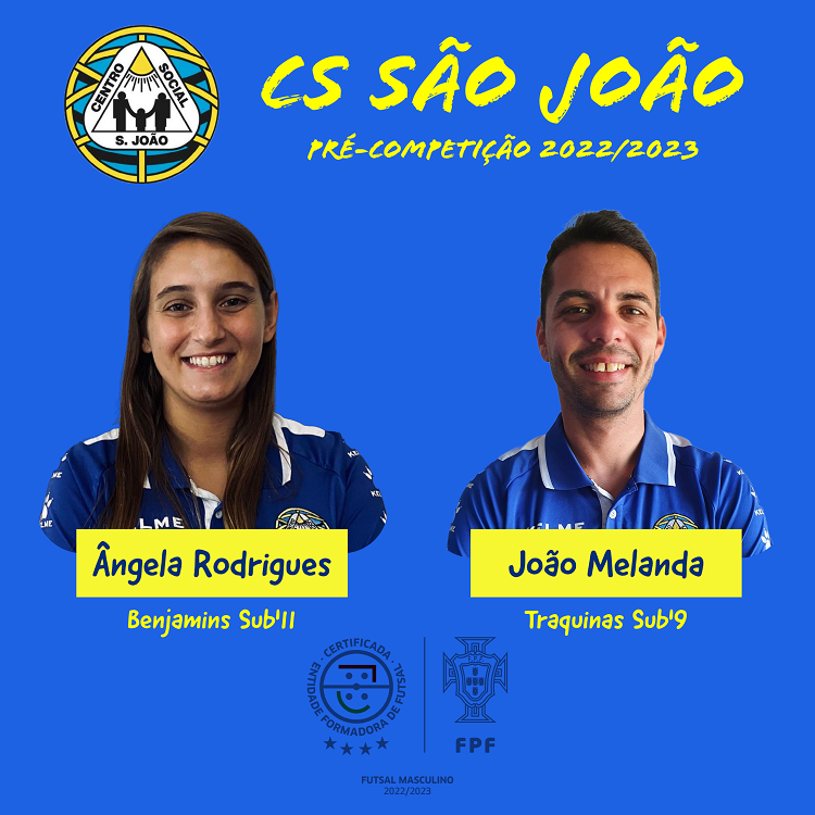 Jornal Campeão: Futsal: Centro Social São João apresenta treinadores Benjamins e Traquinas