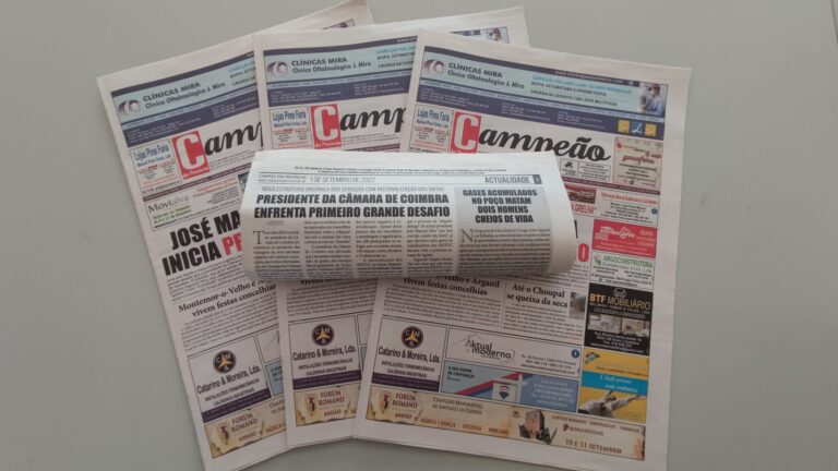 Jornal Campeão: Presidente da Câmara de Coimbra enfrenta primeiro grande desafio