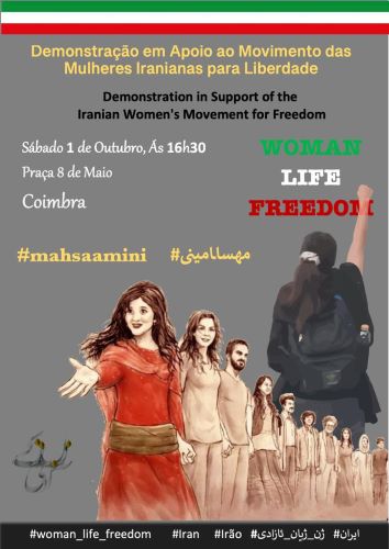 Jornal Campeão: Coimbra une-se aos protestos das mulheres iranianas pela liberdade