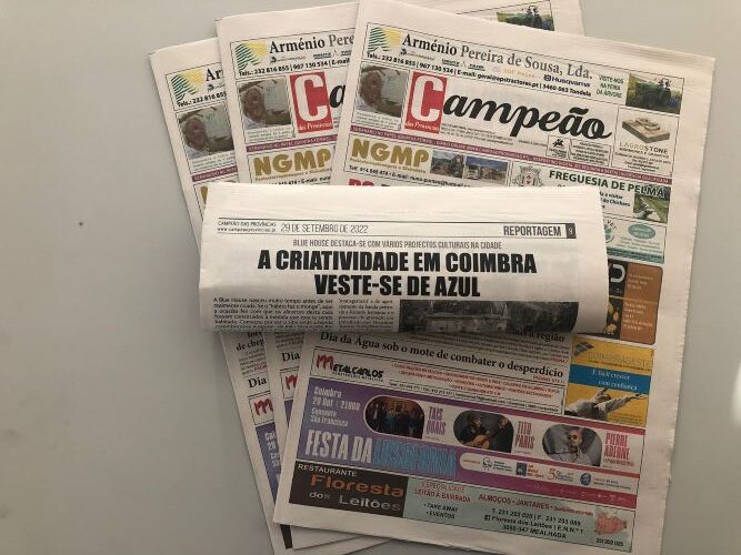 Jornal Campeão: A criatividade em Coimbra veste-se de azul