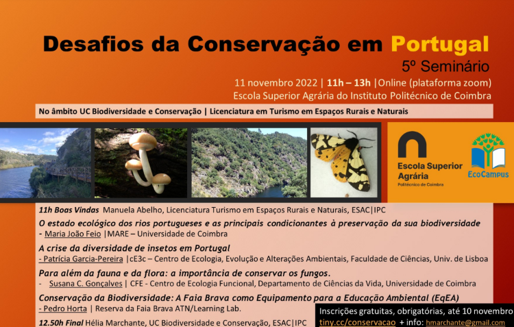 Jornal Campeão: ESAC promove 5.º Seminário “Desafios da Conservação em Portugal”
