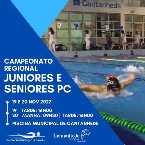 Jornal Campeão: Cantanhede recebe o Campeonato Regional de Juniores e Seniores de Piscina Curta