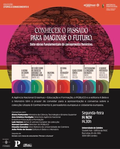 Jornal Campeão: UC acolhe apresentação literária com a presença da ministra Elvira Fortunato