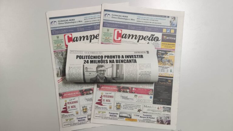 Jornal Campeão: Entrevista: Jorge Conde – Politécnico de Coimbra pronto a investir 24 ME na Bencanta