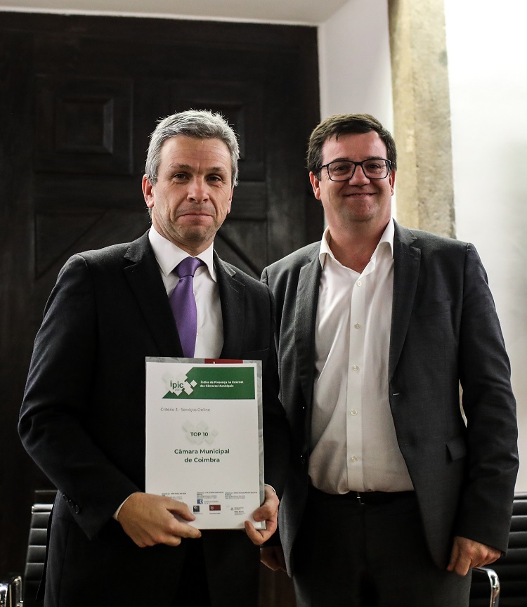 Jornal Campeão: Coimbra é a terceira Câmara do país com melhores serviços online