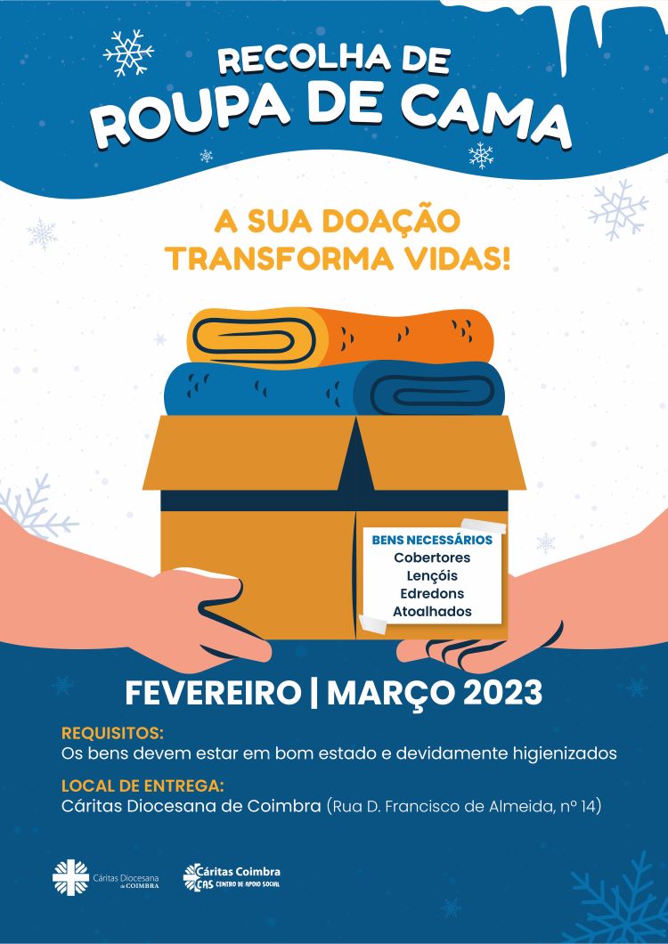 Jornal Campeão: Cáritas de Coimbra promove campanha de recolha de roupa de cama