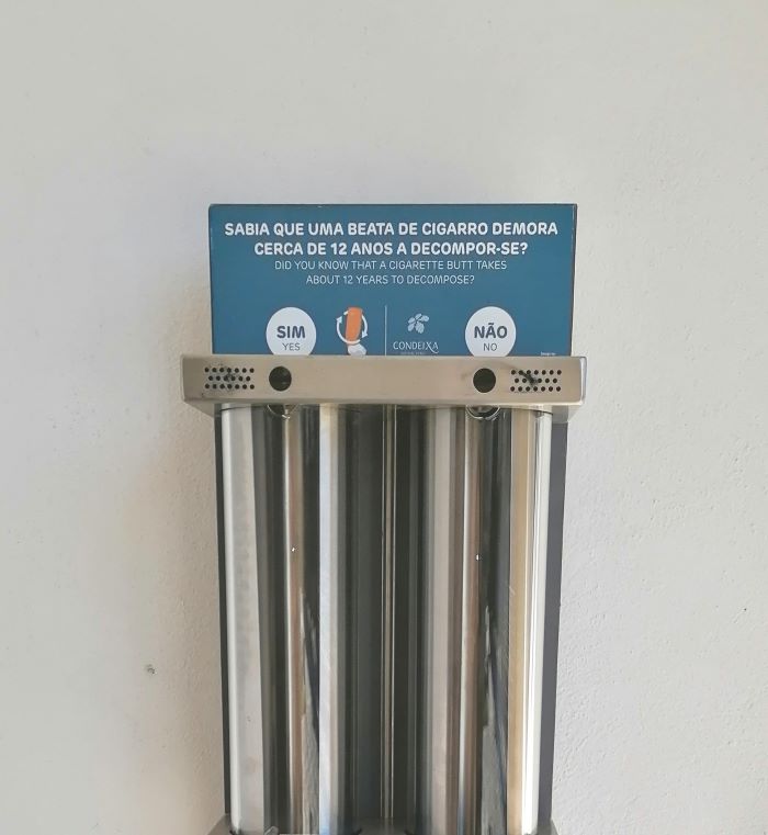 Jornal Campeão: Condeixa instala “Eco’Pontas” para recolha de beatas de cigarro