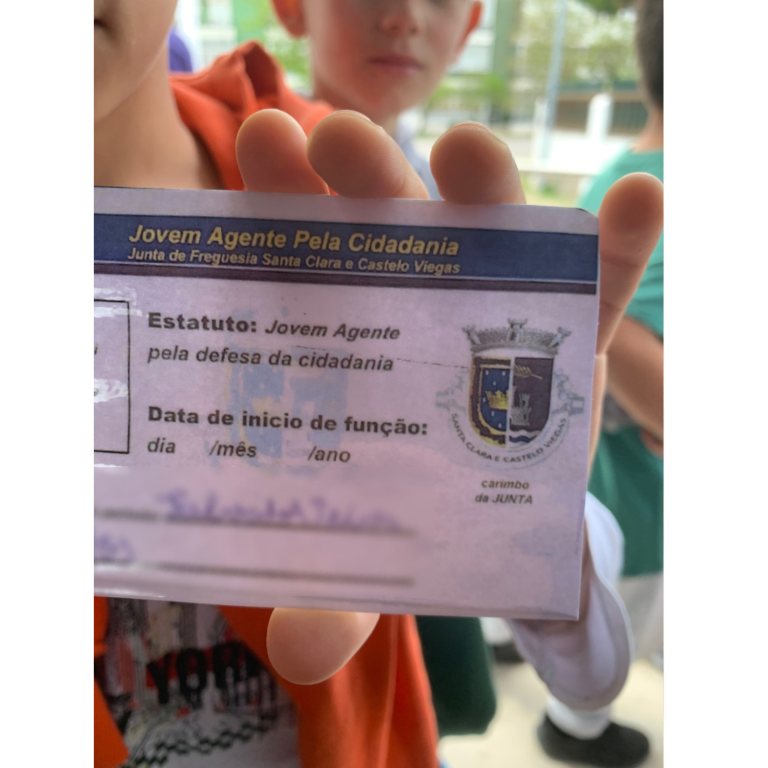 Jornal Campeão: Crianças da Escola EB1/JI de Almas de Freire são “Agentes pela Cidadania”