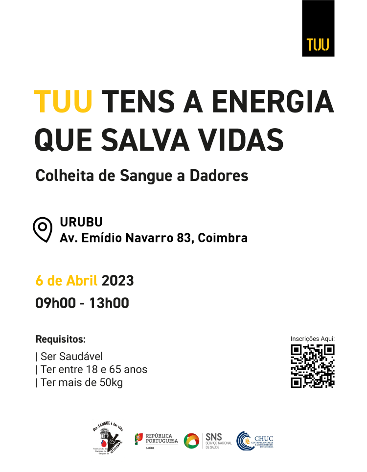 Jornal Campeão: TUU associa-se a serviço de sangue para salvar vidas