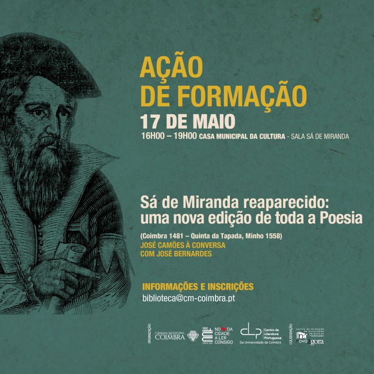 Jornal Campeão: Vida e obra de Sá de Miranda em análise na Casa Municipal da Cultura