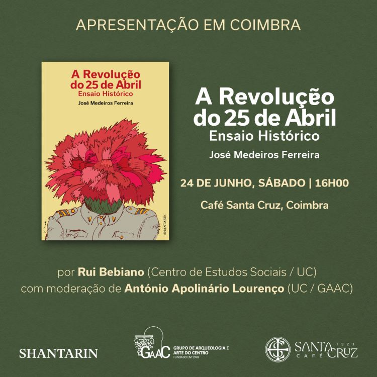 Jornal Campeão: Livro “A Revolução do 25 de Abril” apresentado no Café Santa Cruz