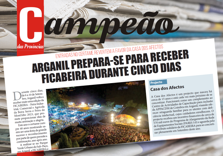 Jornal Campeão: Arganil prepara-se para receber FICABEIRA durante cinco dias