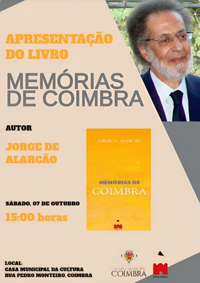 Jornal Campeão: Jorge de Alarcão apresenta “Memórias de Coimbra” na Casa Municipal da Cultura